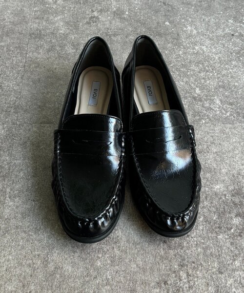 DouDou（ドゥドゥ）の「ソフトギャザーローファー（その他シューズ・レディース・ベージュ/ブラック・23.5cm/24.5cm/24cm）」の6枚目の写真