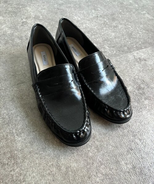 DouDou（ドゥドゥ）の「ソフトギャザーローファー（その他シューズ・レディース・ベージュ/ブラック・23.5cm/24.5cm/24cm）」の7枚目の写真