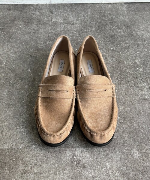 DouDou（ドゥドゥ）の「ソフトギャザーローファー（その他シューズ・レディース・ベージュ/ブラック・23.5cm/24.5cm/24cm）」の13枚目の写真