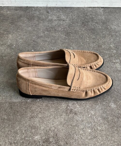 DouDou（ドゥドゥ）の「ソフトギャザーローファー（その他シューズ・レディース・ベージュ/ブラック・23.5cm/24.5cm/24cm）」の14枚目の写真