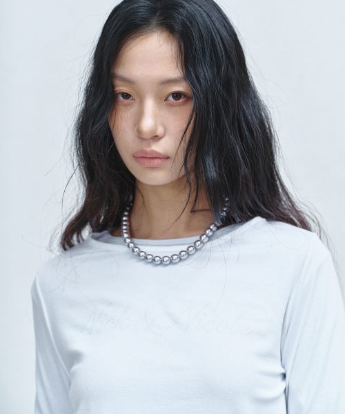 NICK&NICOLE(ニックアンドニコール)の「LETTERING GRAPHIC TOP_WHITE(Tシャツ/カットソー・レディース・その他・FREE)」の3枚目の写真