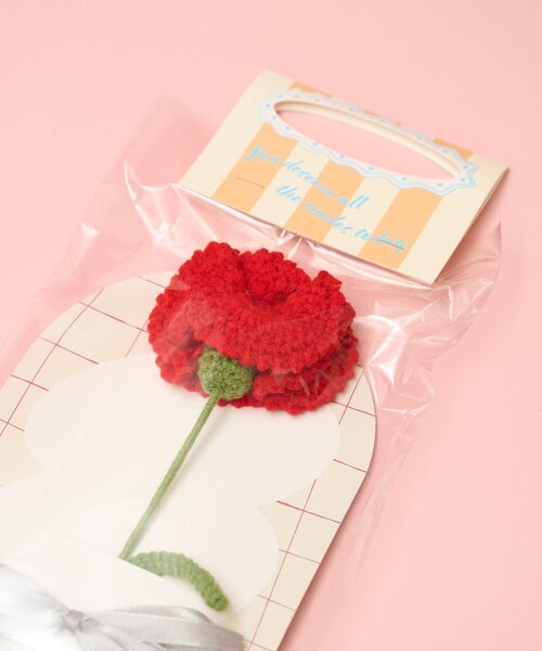 BIRTHDAY BAR(バースデイバー)の「BIRTHDAY BAR ニットフラワー(インテリア雑貨・レディース・レッド/ホワイト/ピンク・0)」の11枚目の写真