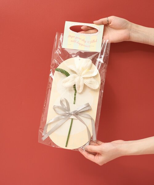 BIRTHDAY BAR(バースデイバー)の「BIRTHDAY BAR ニットフラワー(インテリア雑貨・レディース・レッド/ホワイト/ピンク・0)」の14枚目の写真