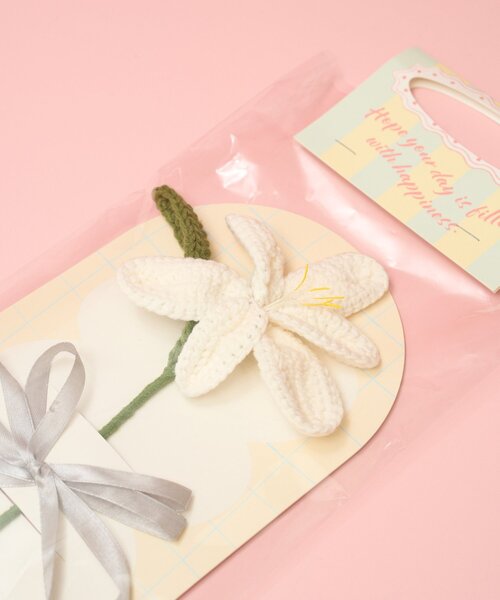 BIRTHDAY BAR(バースデイバー)の「BIRTHDAY BAR ニットフラワー(インテリア雑貨・レディース・レッド/ホワイト/ピンク・0)」の17枚目の写真