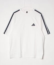 【別注】アディダス adidas オーバーサイズフィット デニムルック ツイル スリーストライプス 半袖Tシ 限定コラボ
