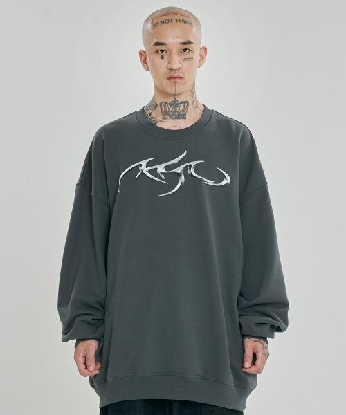 AJOBYAJO（アジョバイアジョ）の「[PBA] Tribal AJO Sweatshirt [CHARCOAL]（スウェット・レディース・その他・L/XL）」の5枚目の写真