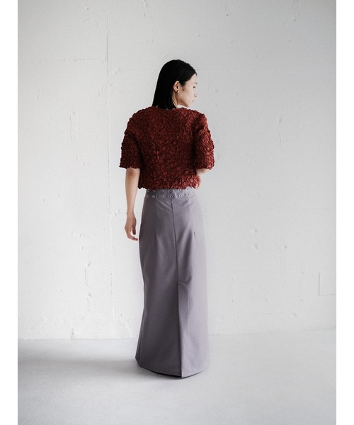 Katrin TOKYO(カトリーントーキョー)の「grommet I line maxi skirt(スカート・レディース・ブラック/ライラック・XS/S/M/S-Short)」の14枚目の写真