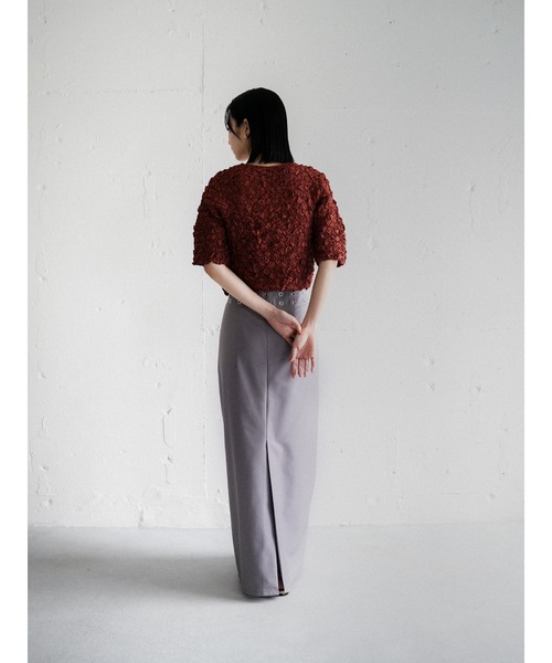 Katrin TOKYO(カトリーントーキョー)の「grommet I line maxi skirt(スカート・レディース・ブラック/ライラック・XS/S/M/S-Short)」の15枚目の写真