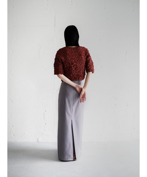 Katrin TOKYO(カトリーントーキョー)の「grommet I line maxi skirt(スカート・レディース・ブラック/ライラック・XS/S/M/S-Short)」の19枚目の写真