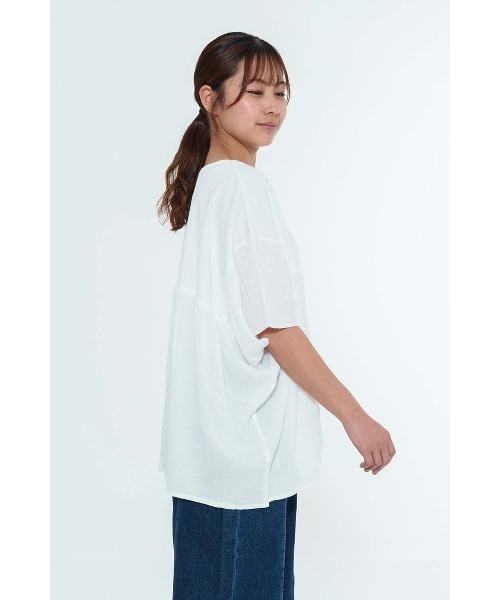 HEART MARKET(ハートマーケット)の「★(B品の為非公開)やわらかタッチ袖フリルプルオーバー(Tシャツ/カットソー・レディース・グリーン/チャコール/ナチュラル/ホワイト・FREE)」の12枚目の写真