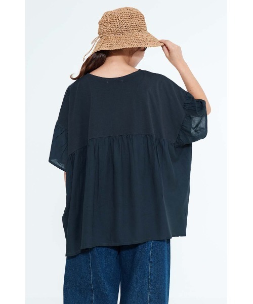 HEART MARKET(ハートマーケット)の「★(B品の為非公開)やわらかタッチ袖フリルプルオーバー(Tシャツ/カットソー・レディース・グリーン/チャコール/ナチュラル/ホワイト・FREE)」の10枚目の写真