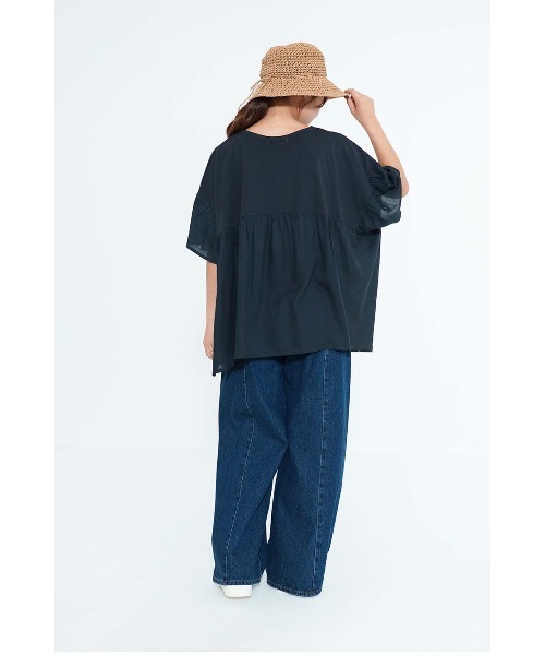 HEART MARKET(ハートマーケット)の「★(B品の為非公開)やわらかタッチ袖フリルプルオーバー(Tシャツ/カットソー・レディース・グリーン/チャコール/ナチュラル/ホワイト・FREE)」の7枚目の写真