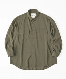 STUDIOUS（ステュディオス）の「【White Mountaineering/ホワイトマウンテニアリング】WIDE GUSSET SLEEVE REGULAR COLLAR SHIRT（シャツ/ブラウス）」