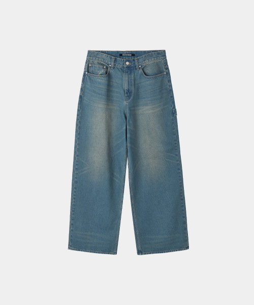MAISON MINED(メゾンミネド)の「BACK-POINT DENIM PANTS MID BLUE(デニムパンツ・メンズ・その他・SMALL/MEDIUM/LARGE)」の10枚目の写真