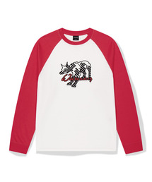 GOOD DOG LS T-SHIRT (RED)