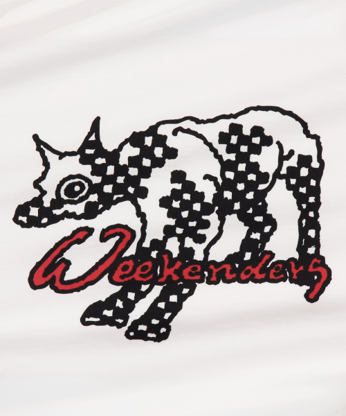 WKNDRS（ウィーキャンドース）の「GOOD DOG LS T-SHIRT (RED)（Tシャツ/カットソー・レディース・その他・SMALL/X-LARGE/MEDIUM/LARGE）」の6枚目の写真