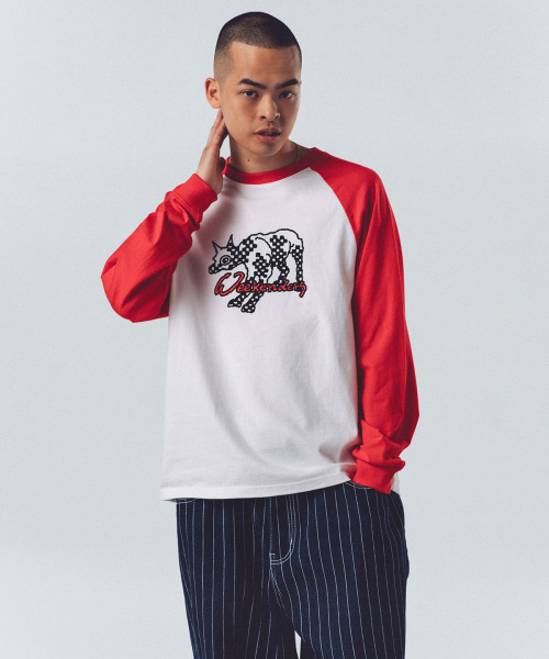 WKNDRS（ウィーキャンドース）の「GOOD DOG LS T-SHIRT (RED)（Tシャツ/カットソー・レディース・その他・SMALL/X-LARGE/MEDIUM/LARGE）」の7枚目の写真