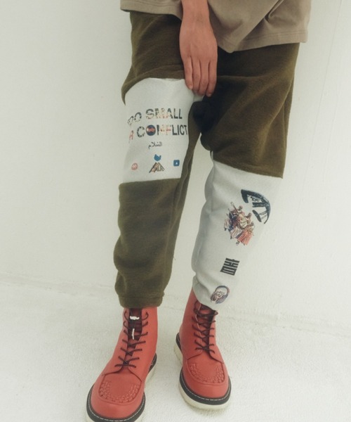 STOF(ストフ)の「STOF/ストフ/VSJQ Mix Wide Pants(その他パンツ・メンズ・ブラック/カーキ・S/M)」の1枚目の写真
