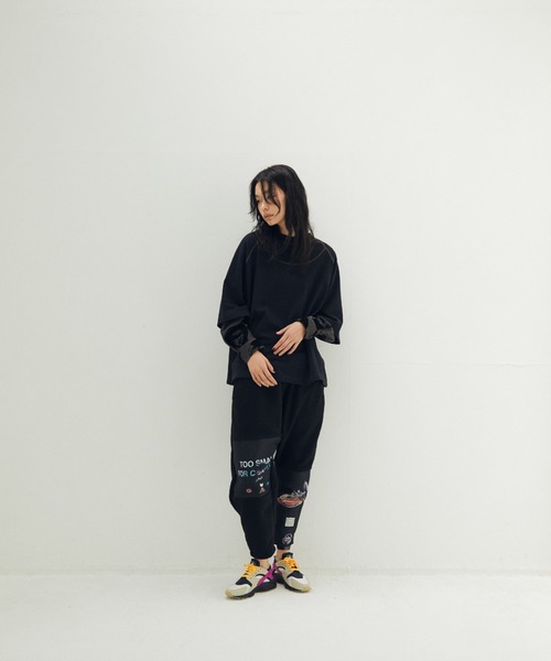 STOF(ストフ)の「STOF/ストフ/VSJQ Mix Wide Pants(その他パンツ・メンズ・ブラック/カーキ・S/M)」の4枚目の写真