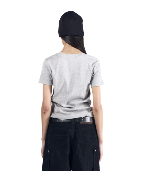 AAKAM(アーカム)の「Shield Henry Neck Half Top (Gray)(Tシャツ/カットソー・レディース・その他・1/2/3)」の6枚目の写真