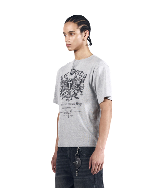 AAKAM(アーカム)の「Shield Henry Neck Half Top (Gray)(Tシャツ/カットソー・レディース・その他・1/2/3)」の14枚目の写真