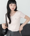 U.S. POLO ASSN.(ユーエスポロアッスン)の∴WEGO/【26年春夏新作】U.S. POLO ASSN.別注ヘンリーネックT