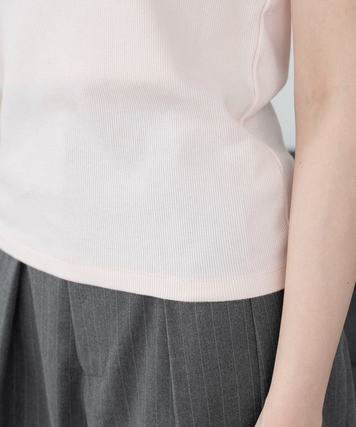U.S. POLO ASSN.(ユーエスポロアッスン)の「∴WEGO/【WEB限定】U.S. POLO ASSN.別注ヘンリーネックT(Tシャツ/カットソー・レディース・ライトグレー/アイボリー/ライトピンク/ネイビー・FREE)」の18枚目の写真