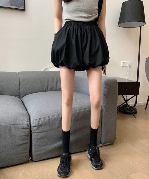 boemy(ボエミー)の「バルーン ミニキュロット(その他パンツ・レディース・ブラック/ホワイト・FREE)」の12枚目の写真