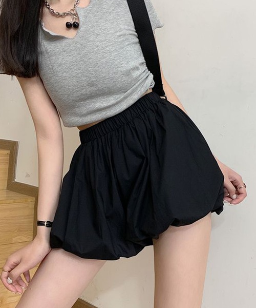 boemy(ボエミー)の「バルーン ミニキュロット(その他パンツ・レディース・ブラック/ホワイト・FREE)」の13枚目の写真