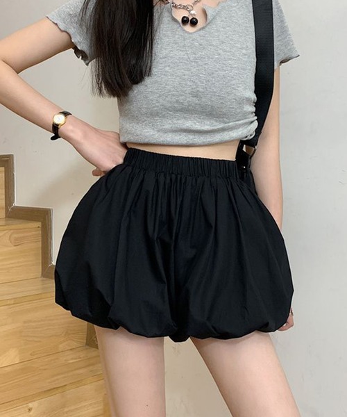 boemy(ボエミー)の「バルーン ミニキュロット(その他パンツ・レディース・ブラック/ホワイト・FREE)」の14枚目の写真