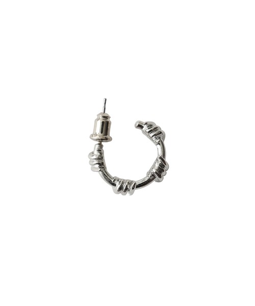 Subciety(サブサエティ)の「Barbed wire pierce(ピアス(片耳用)・メンズ・シルバー・FREE)」の2枚目の写真