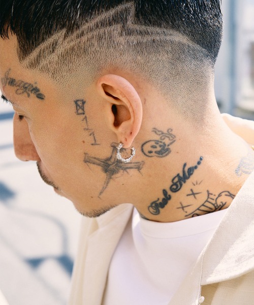 Subciety(サブサエティ)の「Barbed wire pierce(ピアス(片耳用)・メンズ・シルバー・FREE)」の11枚目の写真