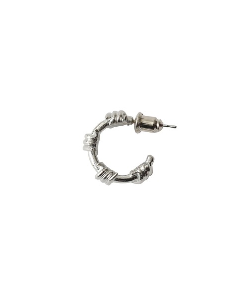 Subciety(サブサエティ)の「Barbed wire pierce(ピアス(片耳用)・メンズ・シルバー・FREE)」の14枚目の写真