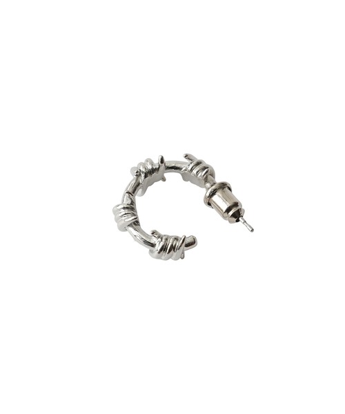 Subciety(サブサエティ)の「Barbed wire pierce(ピアス(片耳用)・メンズ・シルバー・FREE)」の15枚目の写真