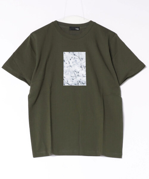 TAKA-Q(タカキュー)の「綿100% コットン 天竺 フォト プリント クルーネック 半袖 Tシャツ メンズ(Tシャツ/カットソー・メンズ・カーキ/アイボリー/グレー系その他2/オリーブ・MEDIUM/LARGE/X-LARGE)」の17枚目の写真