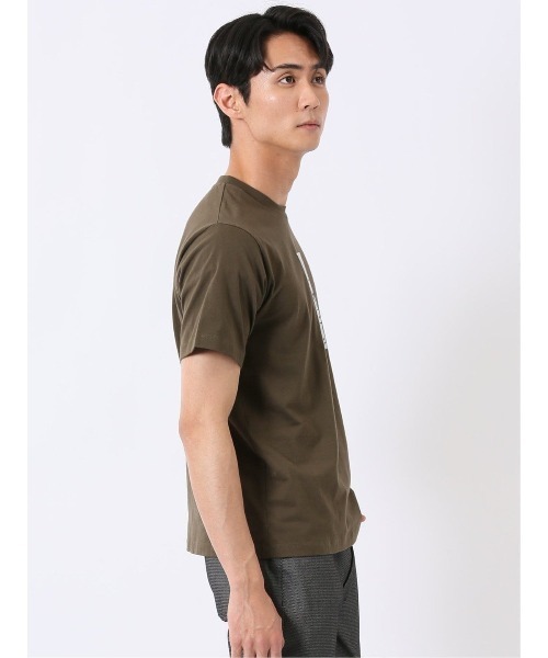 TAKA-Q(タカキュー)の「綿100% コットン 天竺 フォト プリント クルーネック 半袖 Tシャツ メンズ(Tシャツ/カットソー・メンズ・カーキ/アイボリー/グレー系その他2/オリーブ・MEDIUM/LARGE/X-LARGE)」の10枚目の写真