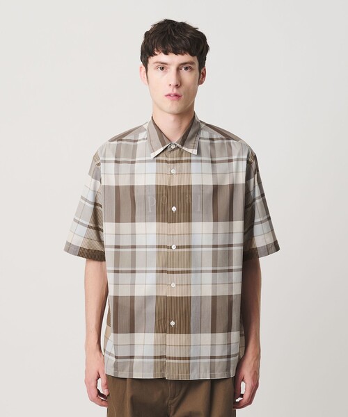 BEAUTY&YOUTH UNITED ARROWS(ビューティーアンドユースユナイテッドアローズ)の「ビッグ チェック シアー レギュラー シャツ GRANDE型(シャツ/ブラウス・メンズ・ネイビー/ブラウン系・S/XL/M/L)」の8枚目の写真