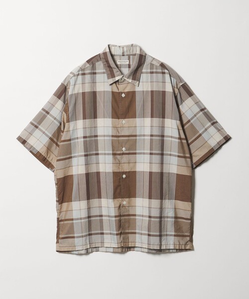 BEAUTY&YOUTH UNITED ARROWS(ビューティーアンドユースユナイテッドアローズ)の「ビッグ チェック シアー レギュラー シャツ GRANDE型(シャツ/ブラウス・メンズ・ネイビー/ブラウン系・S/XL/M/L)」の11枚目の写真