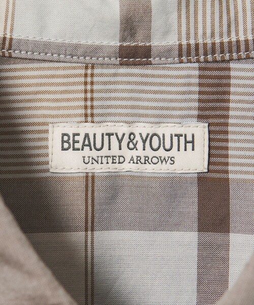 BEAUTY&YOUTH UNITED ARROWS(ビューティーアンドユースユナイテッドアローズ)の「ビッグ チェック シアー レギュラー シャツ GRANDE型(シャツ/ブラウス・メンズ・ネイビー/ブラウン系・S/XL/M/L)」の20枚目の写真