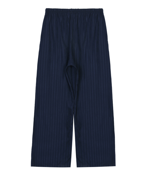 NICK&NICOLE(ニックアンドニコール)の「STRIPE EASY WIDE PANTS_NAVY(スウェットパンツ・レディース・その他・FREE)」の5枚目の写真