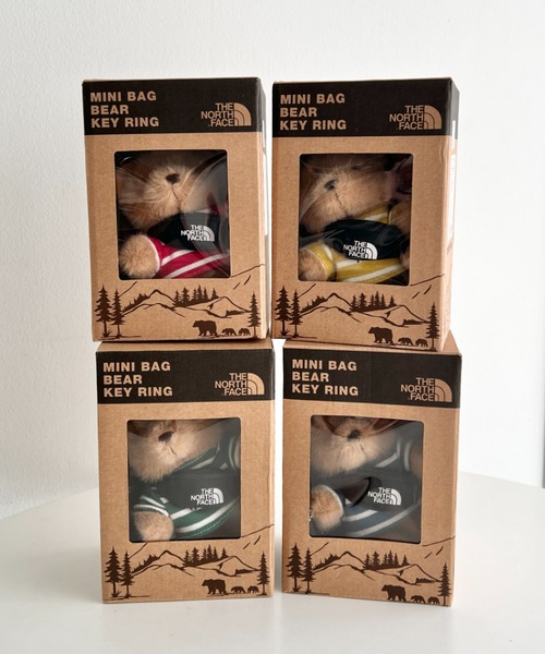 THE NORTH FACE（ザノースフェイス）の「THE NORTH FACE(ザ・ノースフェイス)/ キーホルダー ベア クマさん マスコット キーホルダー キーリング バッグチャーム/MINI BAG BEAR KEY RING（キーホルダー・レディース・イエロー/ブルー/グリーン/レッド・FREE）」の6枚目の写真