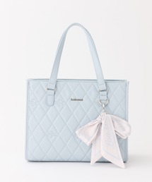 LouLoumei Mini Tote Bag with Scarf (Tote Bag)