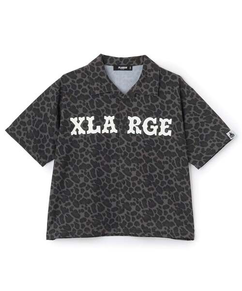 XLARGE KIDS（エクストララージキッズ）の「アニマル総柄 半袖シャツ（シャツ/ブラウス・キッズ・チャコール/ベージュ・140cm/130cm/110cm/120cm/100cm/90cm）」の9枚目の写真