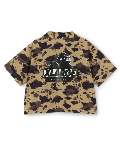 XLARGE KIDS（エクストララージキッズ）の「アニマル総柄 半袖シャツ（シャツ/ブラウス・キッズ・チャコール/ベージュ・140cm/130cm/110cm/120cm/100cm/90cm）」の11枚目の写真