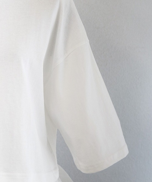 itto...（イット）の「裾レース＆チュール綿100％カットソー（Tシャツ/カットソー・レディース・ブラック/オフホワイト・M）」の21枚目の写真