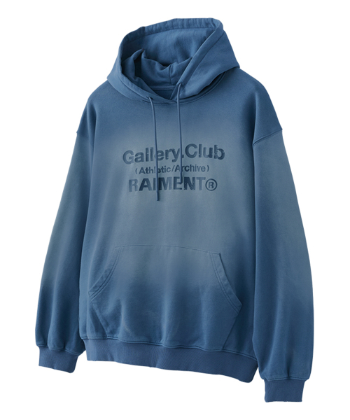 RAIMENT(レイメント)の「ヴィンテージウォッシングギャラリークラブフードパーカー_ブルー(パーカー・メンズ・その他・SMALL/MEDIUM/LARGE)」の5枚目の写真