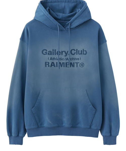 RAIMENT(レイメント)の「ヴィンテージウォッシングギャラリークラブフードパーカー_ブルー(パーカー・メンズ・その他・SMALL/MEDIUM/LARGE)」の6枚目の写真
