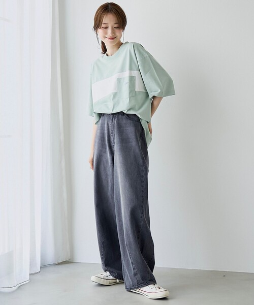 coen(コーエン)の「【UVカット・接触冷感・吸水速乾・遮熱性】Penneys × WELLTECT 別注配色切り替えTシャツ(Tシャツ/カットソー・メンズ・ブラック/ホワイト/ケリーグリーン・L/XL/S/M)」の10枚目の写真
