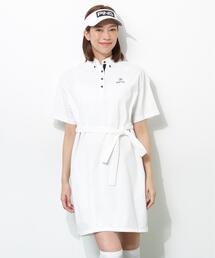 PING（ピン）の「【PING APPAREL】全方向ストレッチサッカーワンピース ＜GOLD＞ (LADIES)（ワンピース）」