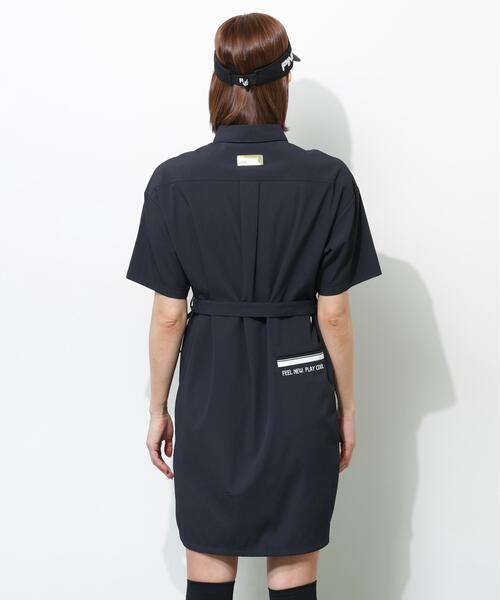PING（ピン）の「【PING APPAREL】全方向ストレッチサッカーワンピース ＜GOLD＞ (LADIES)（ワンピース・レディース・ブラック/ホワイト/イエロー/ベージュ・M/S/LL/L/XS）」の21枚目の写真